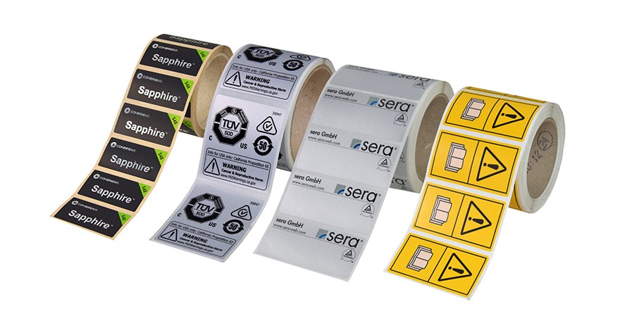 Typenschild Etiketten Sortiment