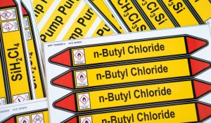 Rohrleitungskennzeichnungen