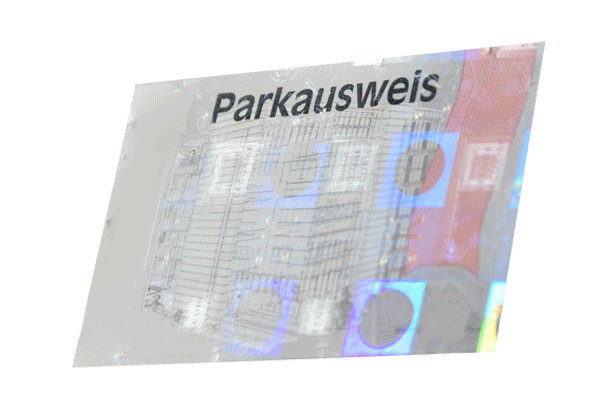 Parkausweis_Hologramm Parkausweis_Hologramm