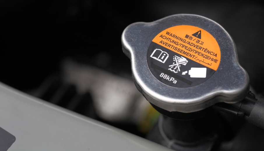 Laseretikett Motorkühlung