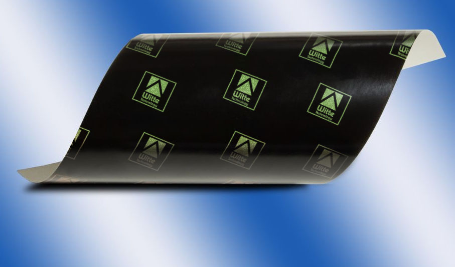 Laser film with security imprint