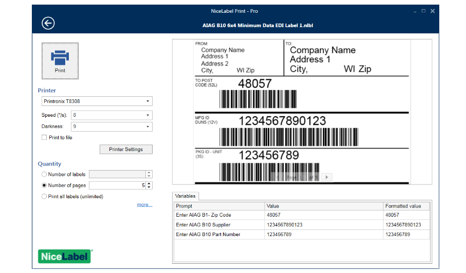 Partner-Software NiceLabel