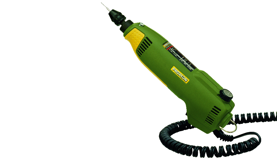 Typenschild auf Bohrschleifer