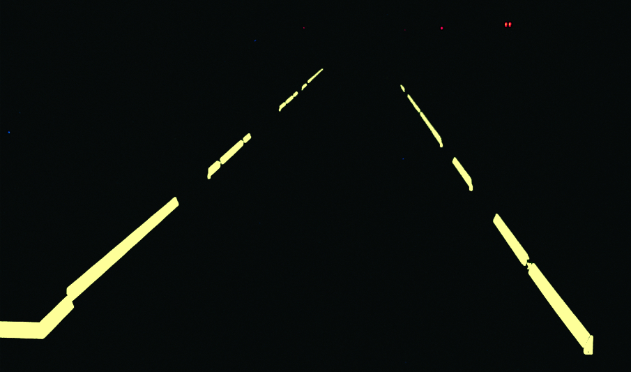 Langnachleuchtendes Sicherheitsleitsystem