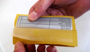 Entfernen des Trägermaterials