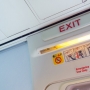 Flugzeug Notausgang-Schilder