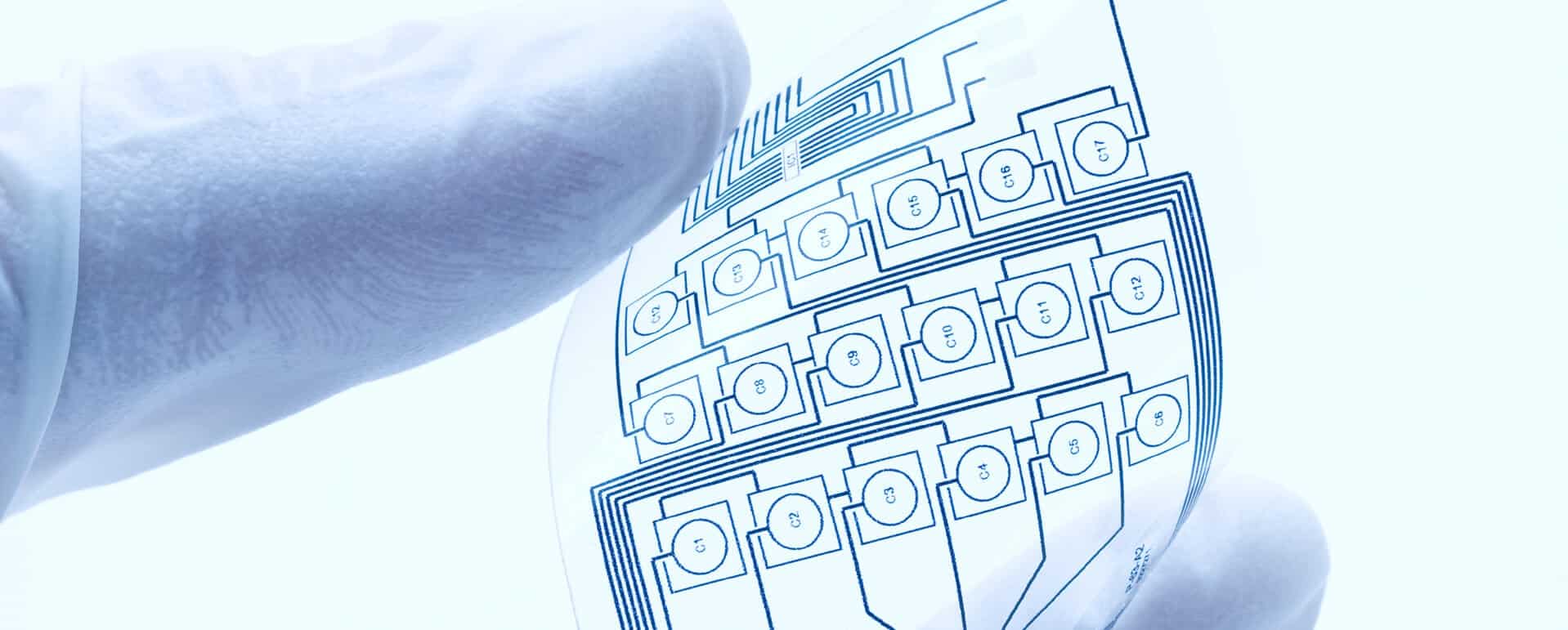 Gedruckte Elektronik Plastikfreies Etikett für Elektronik-Industrie