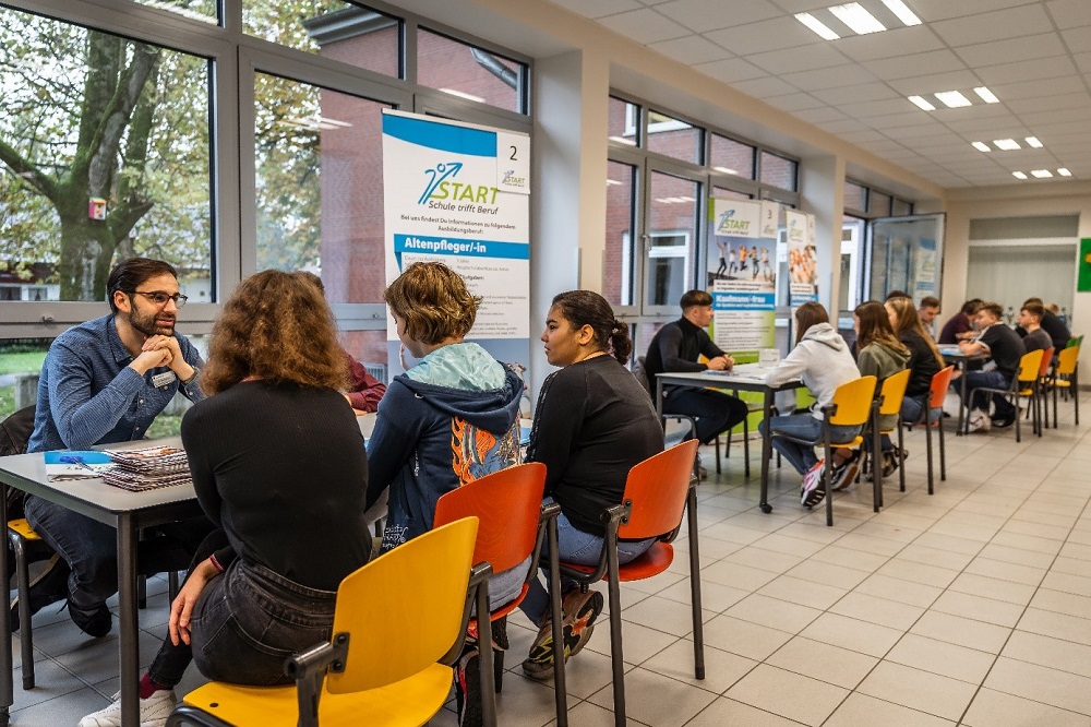 Witte Azubis in der Edith-Stein-Schule Senden