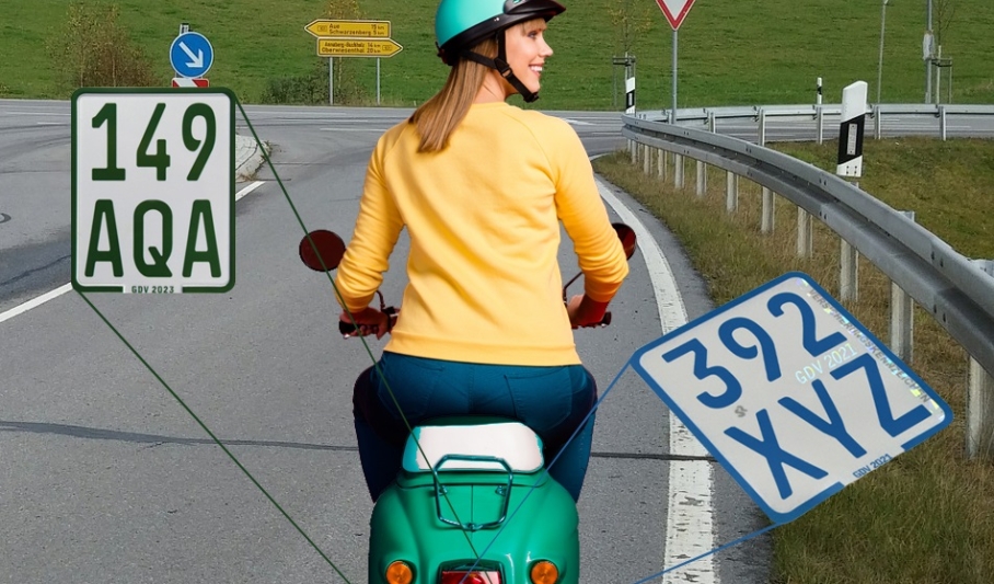 Versicherungsplakette für Elektrokleinstfahrzeuge
