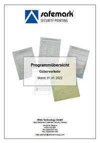 Broschüre Güterverkehr