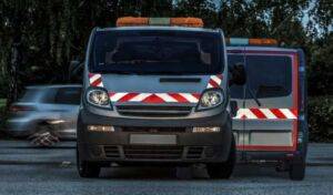 Warnmarkierungen für Straßenverkehr