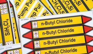 Rohrleitungskennzeichen