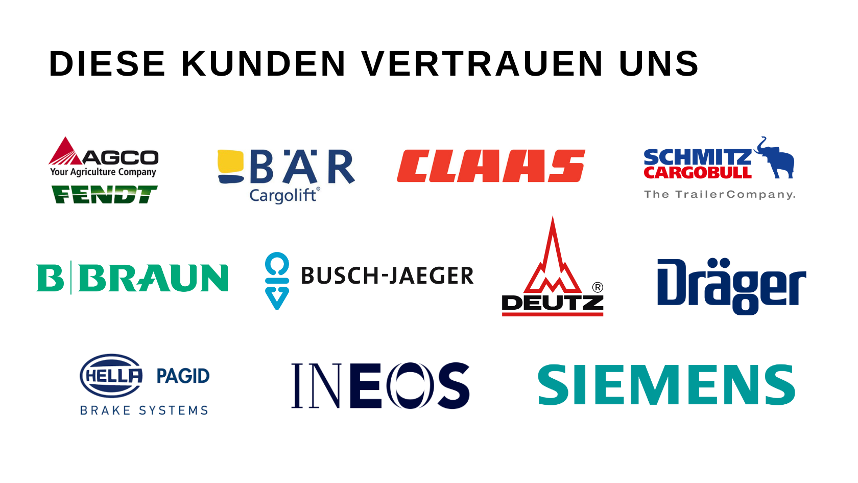 Witte Technology - Referenzkunden