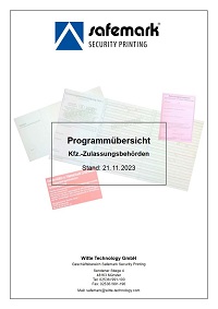 Prospekt Kfz-Zulassung