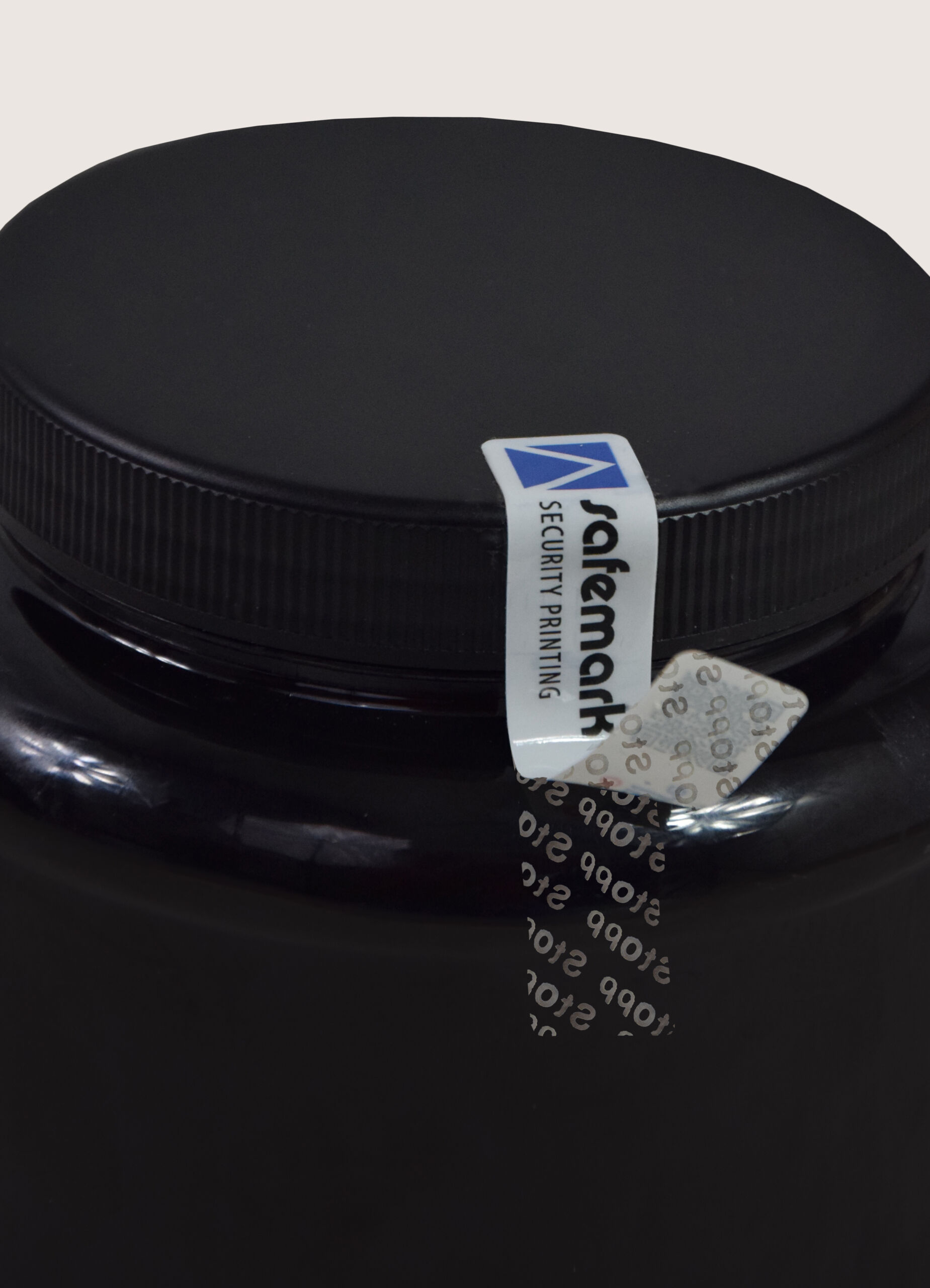 Verschlusssiegel auf Dose mit Trenneffekt Kompostierbares Etikett für Pharmazie