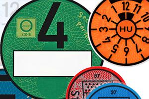 Plaketten Sicherheit