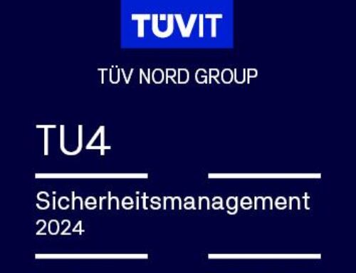 TÜV-Zertifizierung: Sicherheits-Management nach TU4, V2.0
