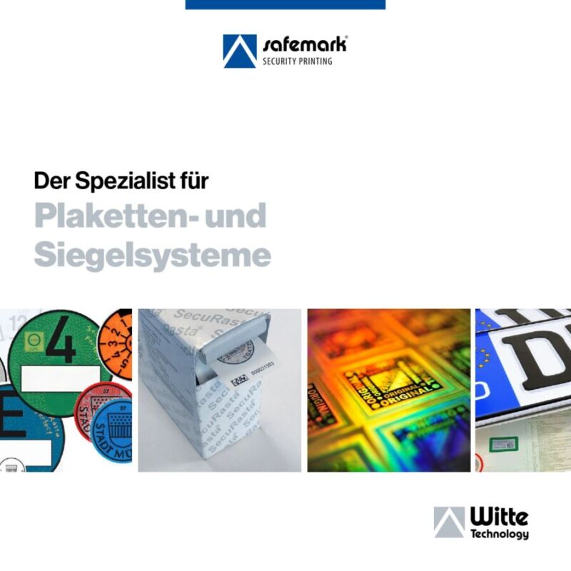 Broschüre Plaketten- und Siegelsysteme