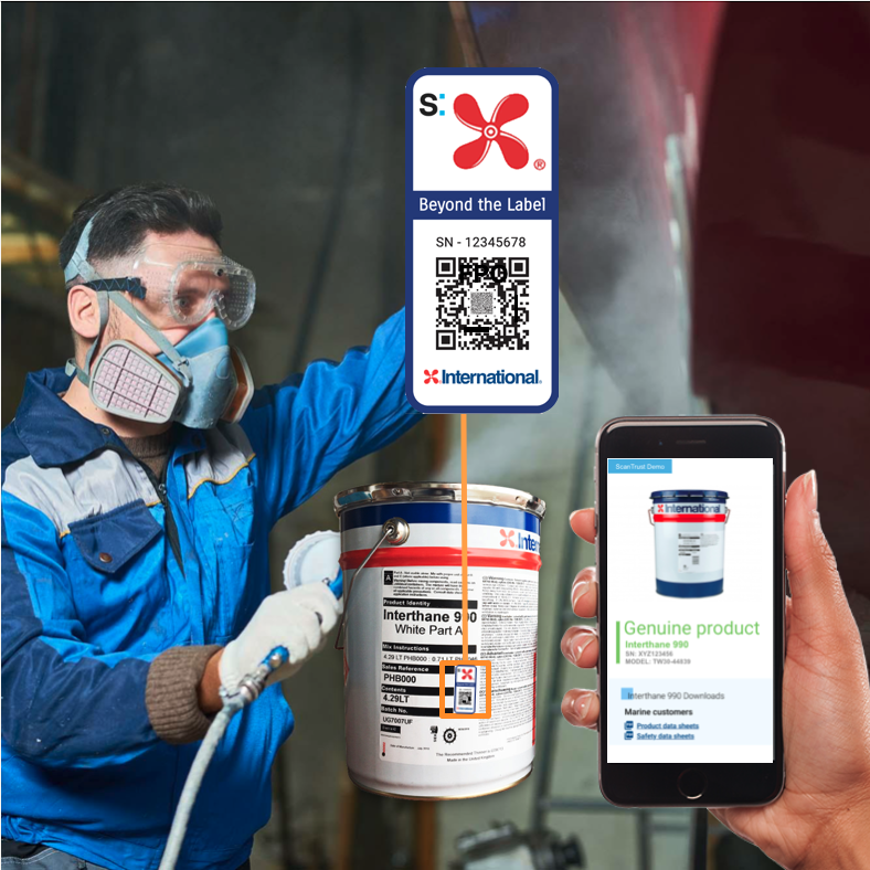 q-r-code-produktscan Printed electronics